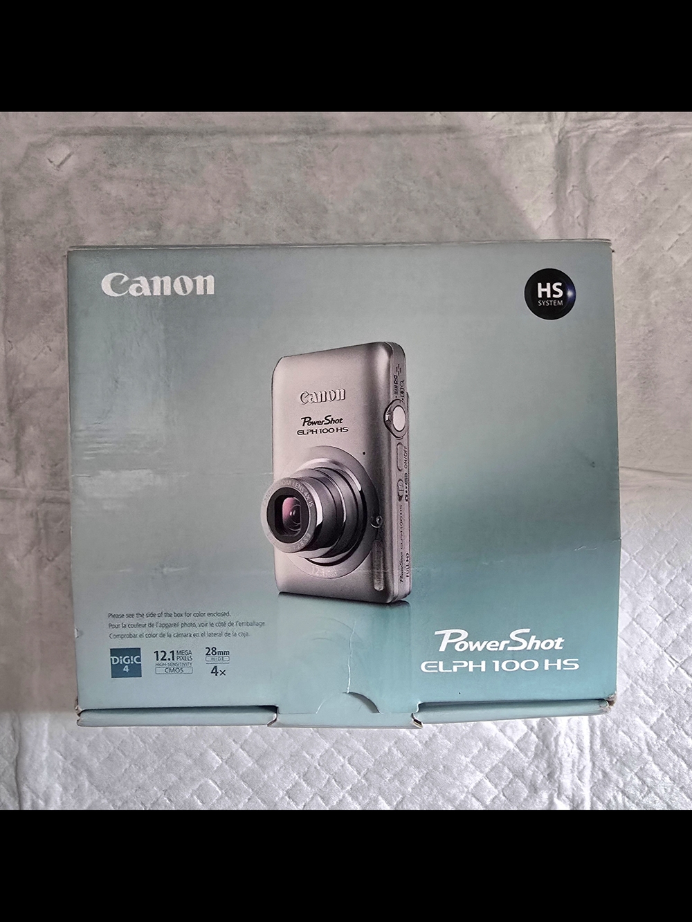Canon Power Shotl ELPH 100 HS DIGITAL CAMERA Looks "NEW TO PRISTINE" New Battery